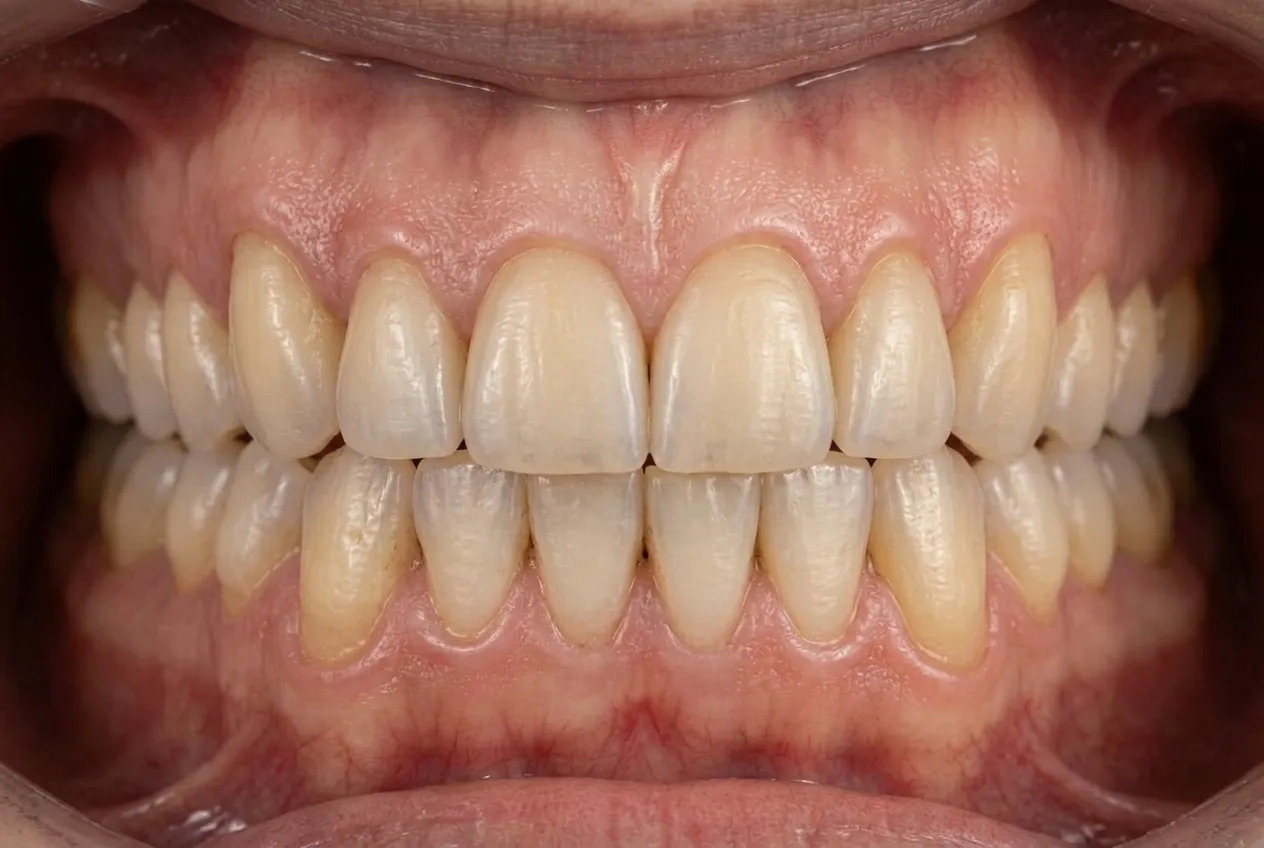 Restored smile after dental implant bridge Oakville