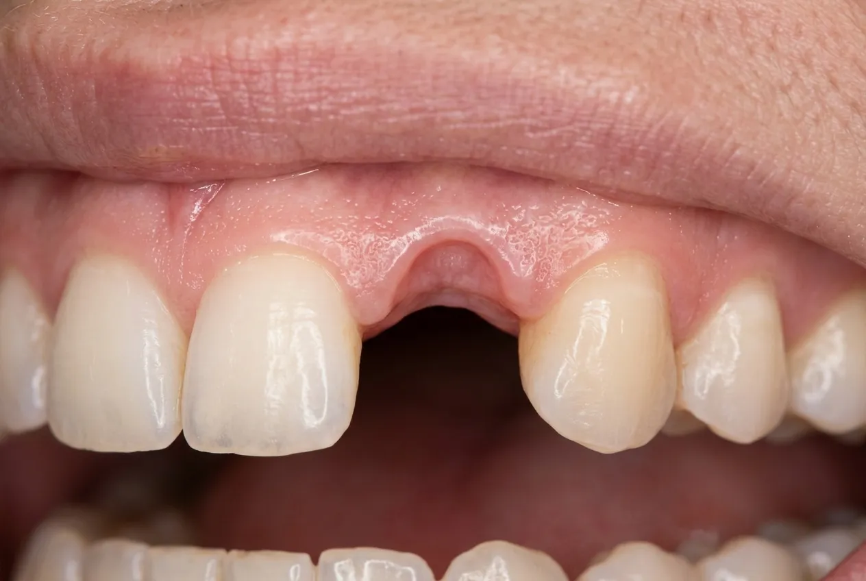 Missing tooth before dental implant treatment Oakville