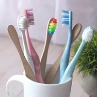 Colorful family toothbrushes