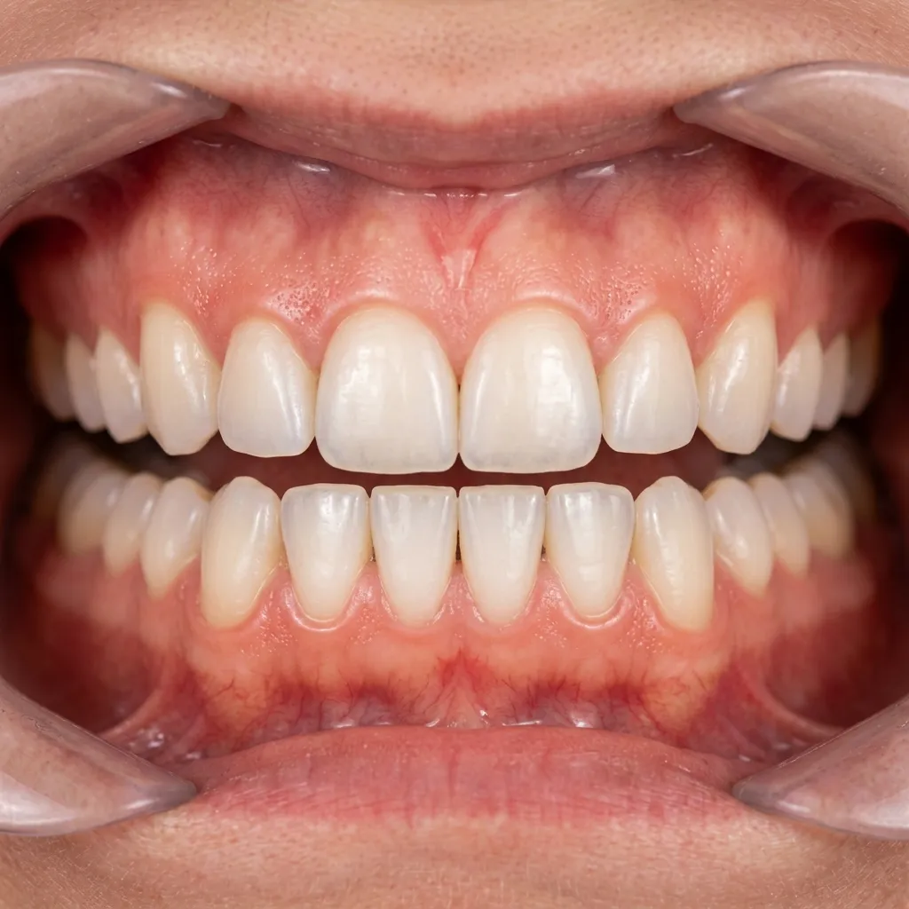 Aligned straight teeth after Invisalign treatment Oakville